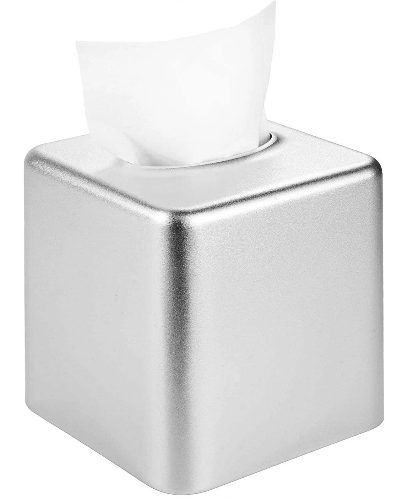 Tissue Box Cover, Square Metal Tissue Box Holder Modern Decor Facial Napkin H... | eBay