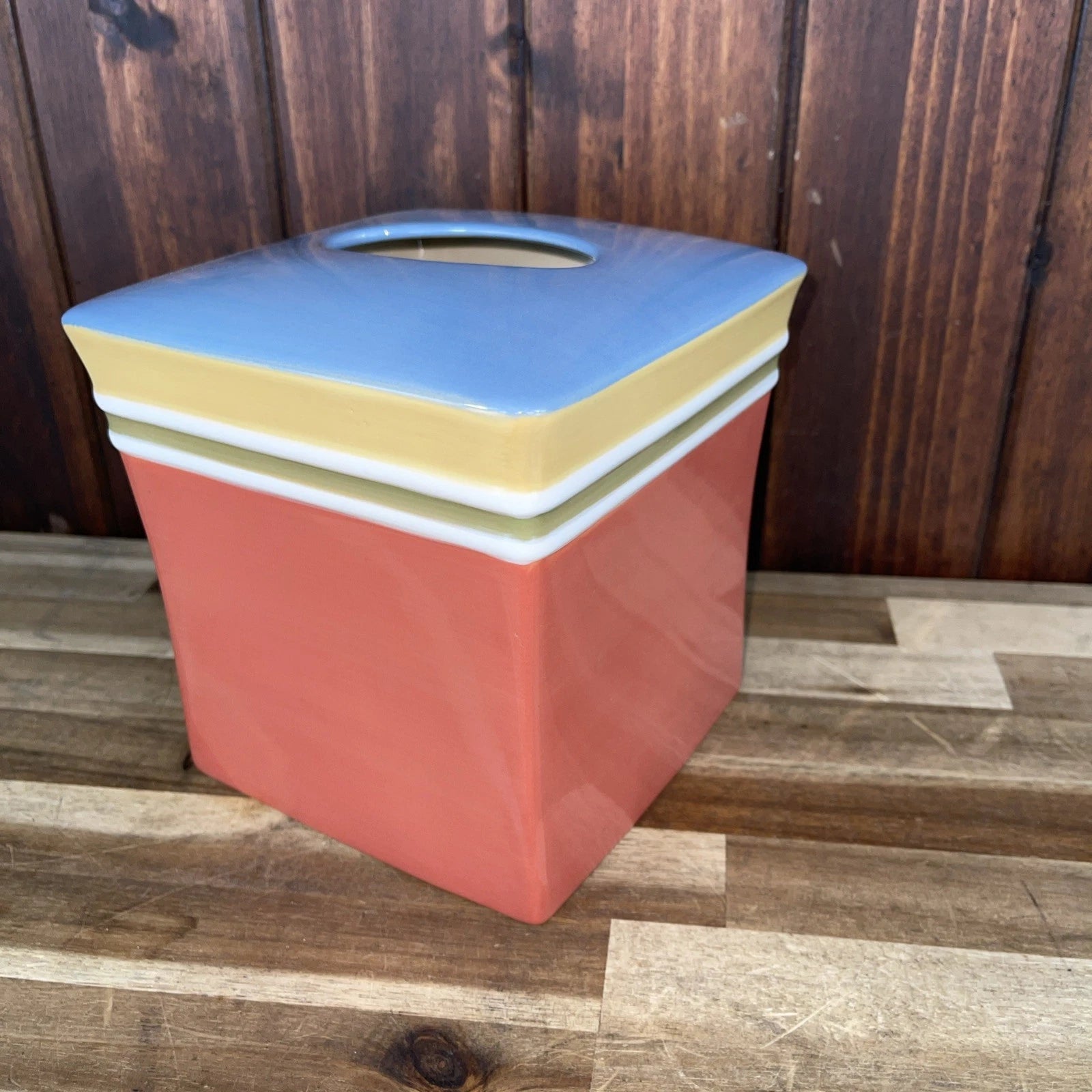 Casual stripe colorful square 6 inch tissue box | eBay