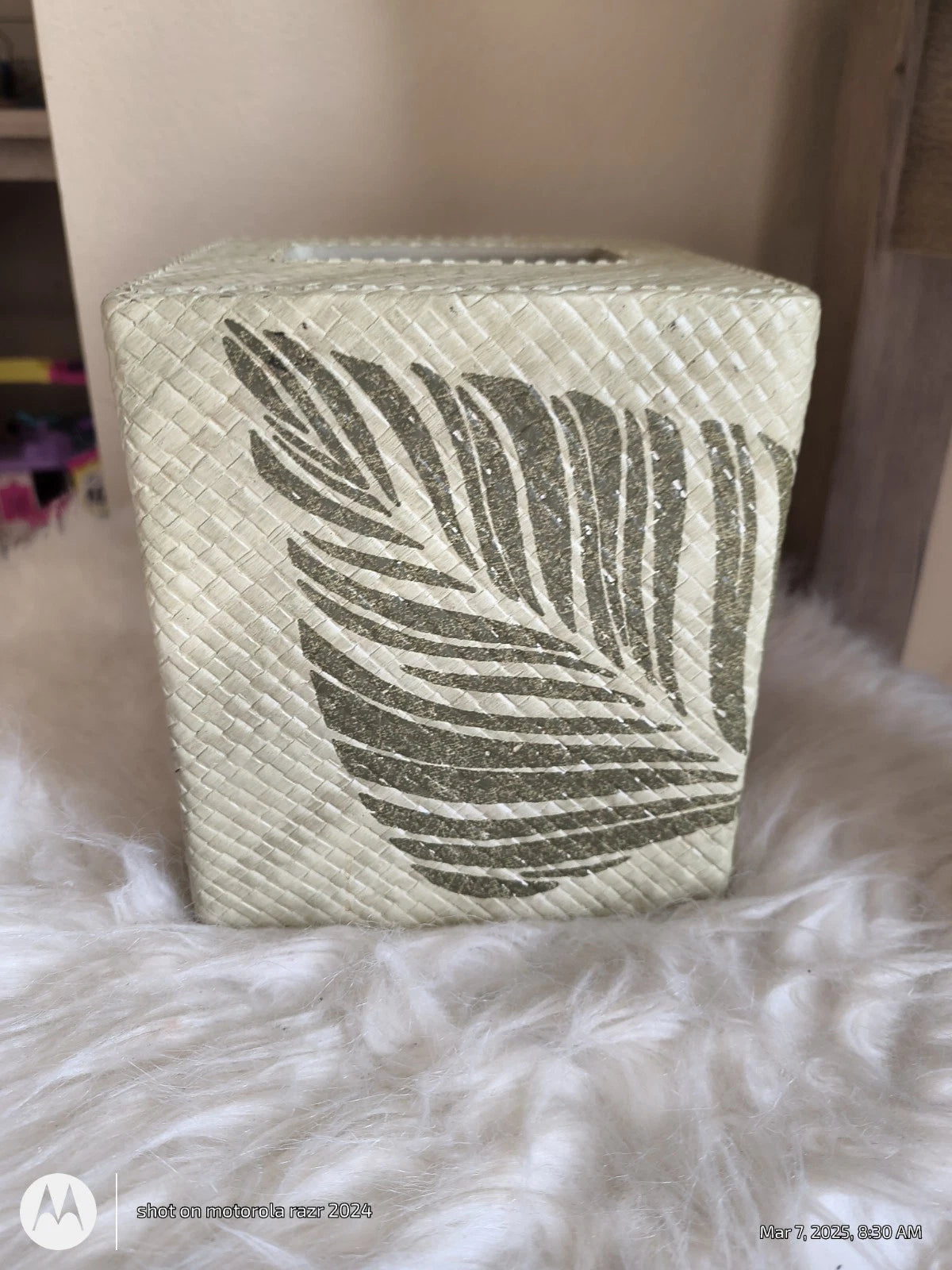 Tommy Bahama Home Montauk Drifter Green Tissue Box Cover Palm Leaf 6.5” X 5.5” | eBay