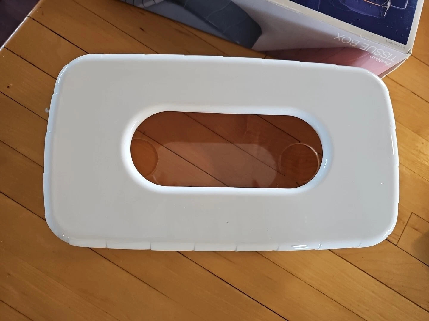Vintage Tissue Box Cover White Retro MCM Acrylic Decor 80s New Old Stock | eBay